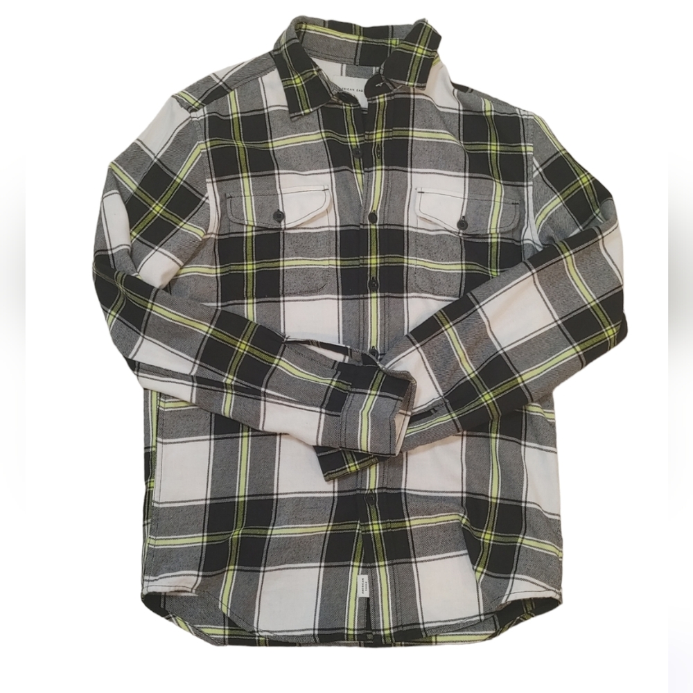 American Eagle Classic Fit Plaid Shirt